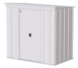 Classic Galvanized Steel Storage Shed, Flute Grey, 6-ft x 4-ft G1A6 - product image 1
