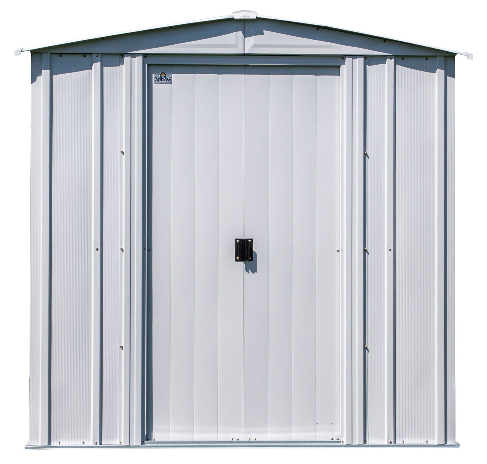 Classic Galvanized Steel Storage Shed, Flute Grey, 6-ft x 5-ft V2Q4 - product image 5