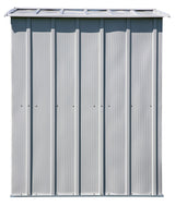 Classic Galvanized Steel Storage Shed, Flute Grey, 6-ft x 5-ft V2Q4 - product image 6