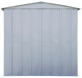 Classic Galvanized Steel Storage Shed, Flute Grey, 6-ft x 5-ft V2Q4 - product image 7
