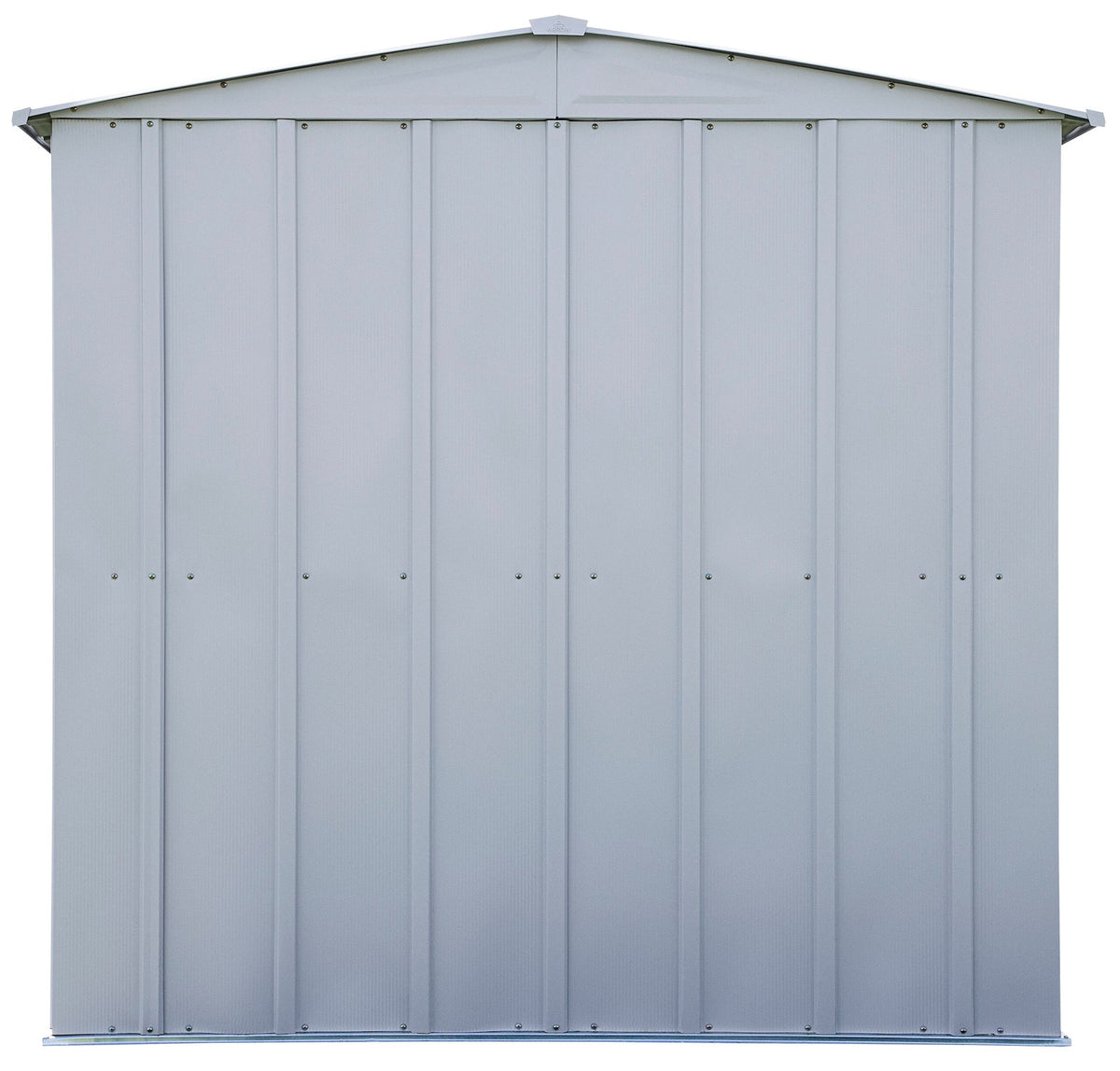 Classic Galvanized Steel Storage Shed, Flute Grey, 6-ft x 5-ft V2Q4 - product image 7