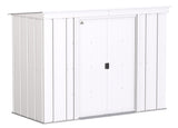 Classic Galvanized Steel Storage Shed, Flute Grey, 8-ft x 4-ft Y3K4 - product image 1