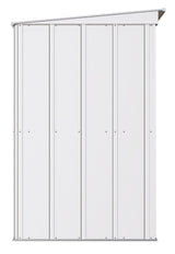 Classic Galvanized Steel Storage Shed, Flute Grey, 8-ft x 4-ft Y3K4 - product image 4