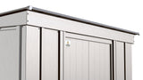 Classic Galvanized Steel Storage Shed, Flute Grey, 8-ft x 4-ft G4V7 - product image 8