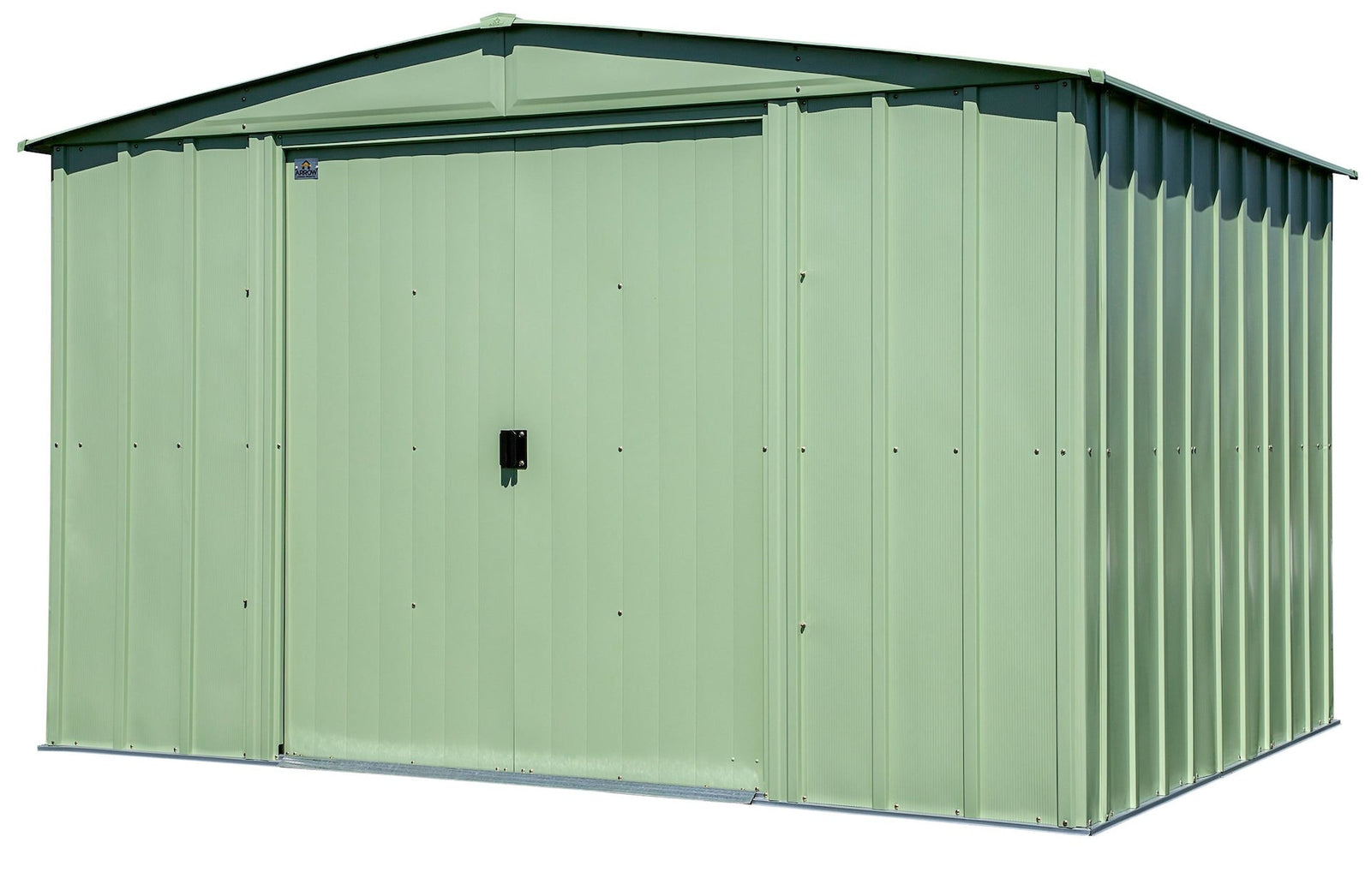 Classic Galvanized Steel Storage Shed, Sage Green, 10-ft x 8-ft P7C2 - product image 3