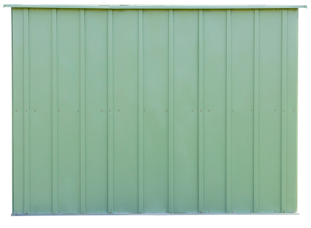 Classic Galvanized Steel Storage Shed, Sage Green, 10-ft x 8-ft P7C2 - product image 6