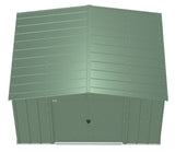 Classic Galvanized Steel Storage Shed, Sage Green, 10-ft x 8-ft P7C2 - product image 7