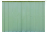 Classic Galvanized Steel Storage Shed, Sage Green, 10-ft x 8-ft P7C2 - product image 8