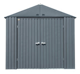 Elite Steel Storage Shed, Anthracite, 8-ft x 6-ft U3D7 - product image 3