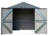 Elite Steel Storage Shed, Anthracite, 8-ft x 6-ft U3D7 - product image 8