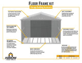 Floor Frame Kit for Elite 10x8-ft and 10x10-ft Sheds R7X6 - product image 5