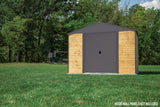 Ironwood Steel Hybrid Shed Kit, Anthracite, 10-ft x 12-ft Z4Z9 - product image 5