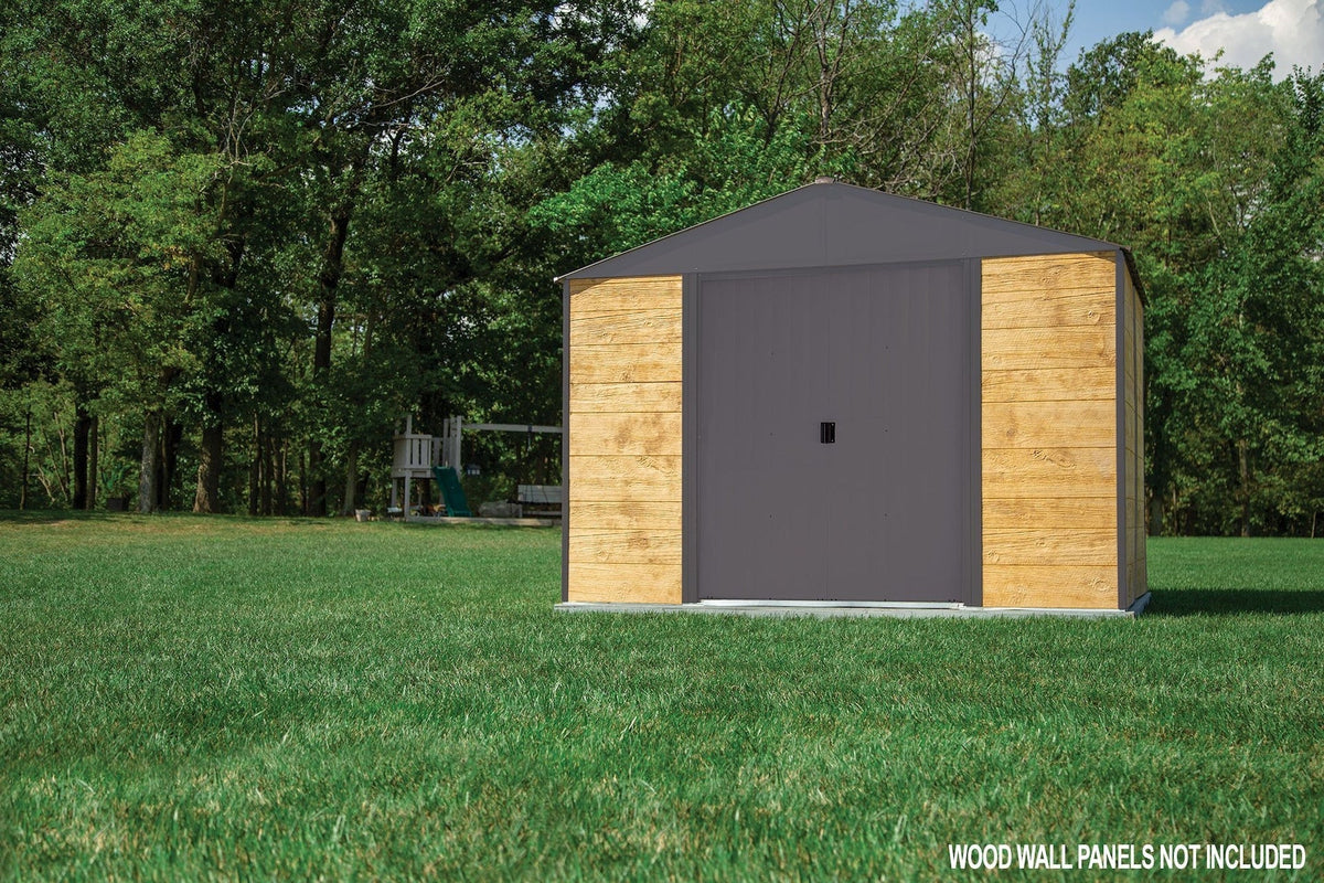 Ironwood Steel Hybrid Shed Kit, Anthracite, 10-ft x 12-ft Z4Z9 - product image 5