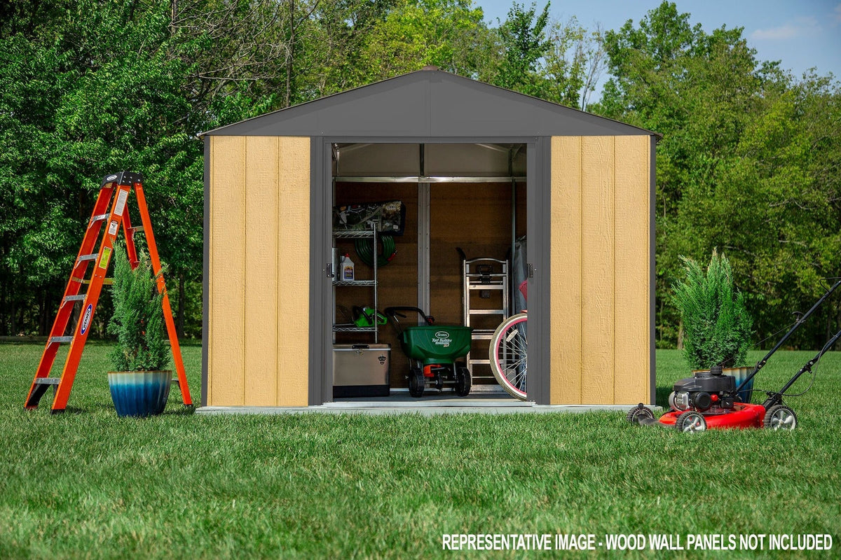 Ironwood Steel Hybrid Shed Kit, Anthracite, 10-ft x 8-ft D1C9 - product image 2