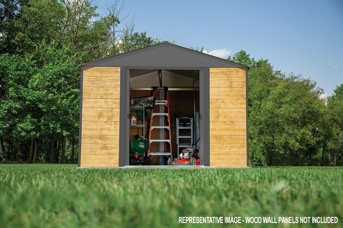 Ironwood Steel Hybrid Shed Kit, Anthracite, 10-ft x 8-ft D1C9 - product image 6