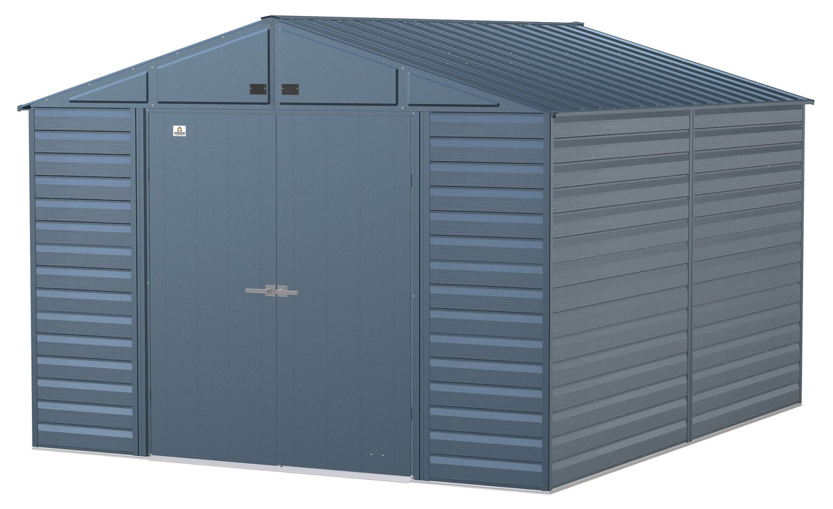 Select Galvanized Steel Storage Shed, Blue Grey, 10-ft x 12-ft S0Z2 - product image 3
