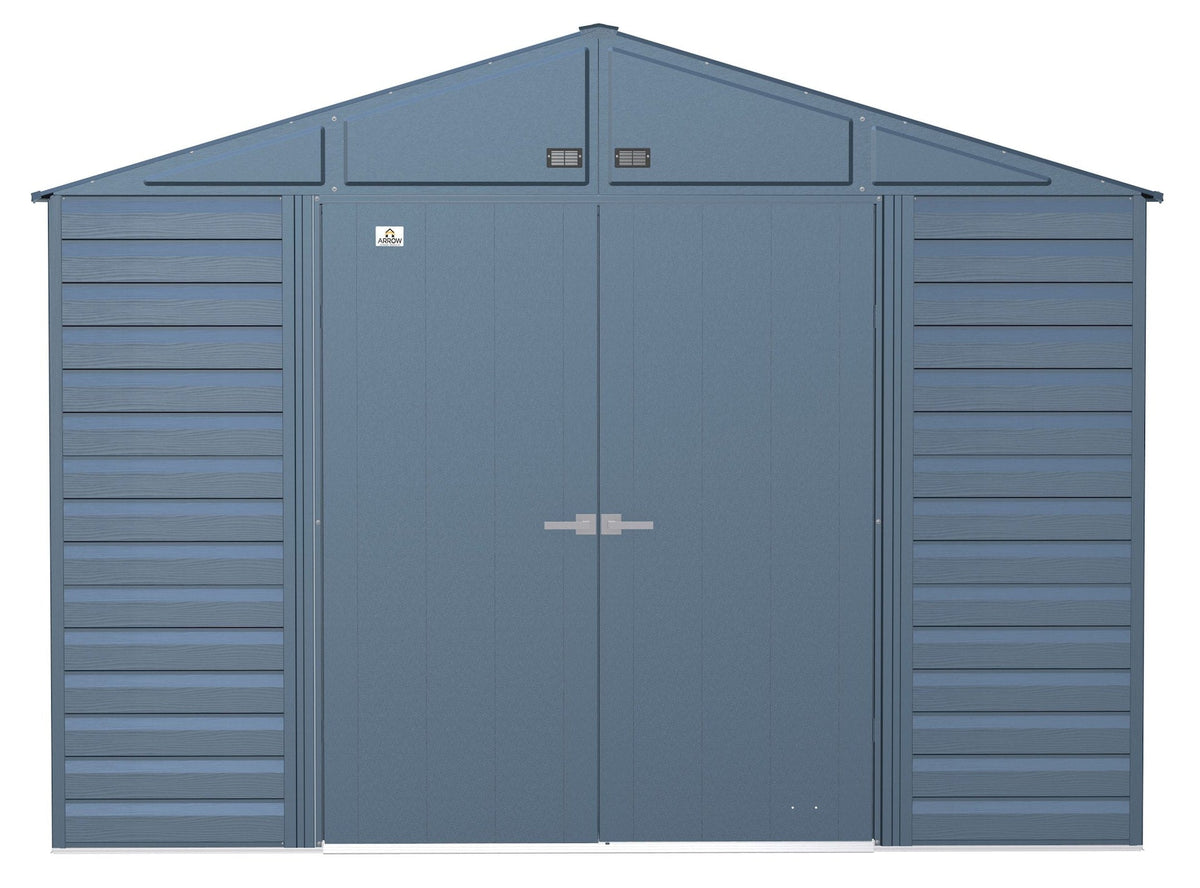 Select Galvanized Steel Storage Shed, Blue Grey, 10-ft x 12-ft S0Z2 - product image 4