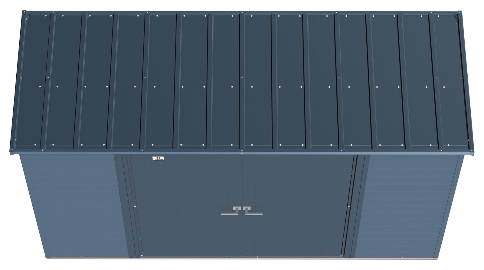 Select Galvanized Steel Storage Shed, Blue Grey, 10-ft x 4-ft Q4U6 - product image 7