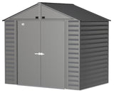 Select Galvanized Steel Storage Shed, Charcoal, 8-ft x 6-ft Q2K5 - product image 2