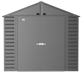 Select Galvanized Steel Storage Shed, Charcoal, 8-ft x 6-ft Q2K5 - product image 4
