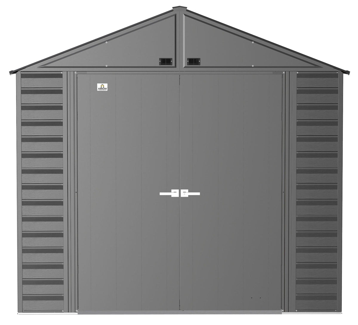 Select Galvanized Steel Storage Shed, Charcoal, 8-ft x 6-ft Q2K5 - product image 4