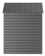 Select Galvanized Steel Storage Shed, Charcoal, 8-ft x 6-ft Q2K5 - product image 6