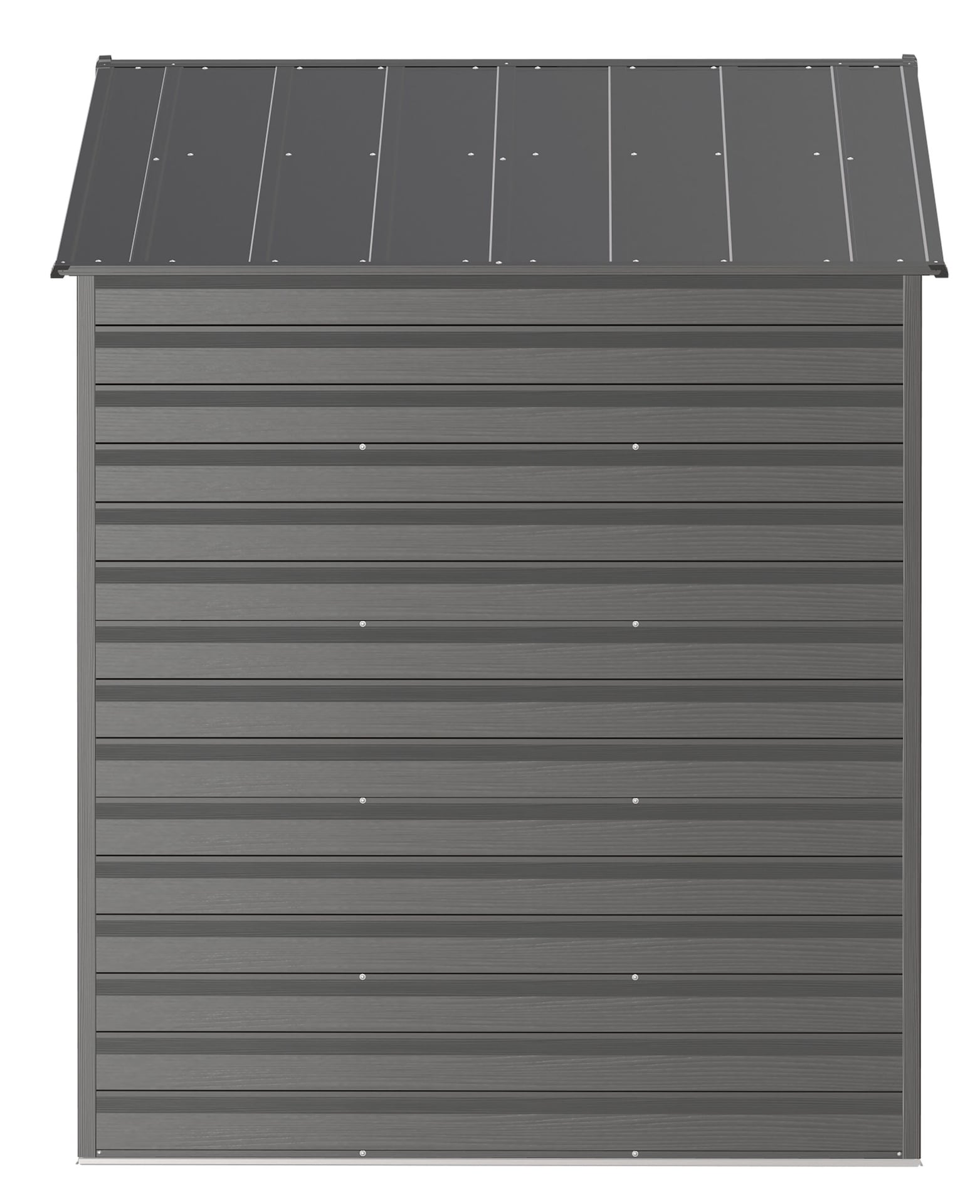 Select Galvanized Steel Storage Shed, Charcoal, 8-ft x 6-ft Q2K5 - product image 6