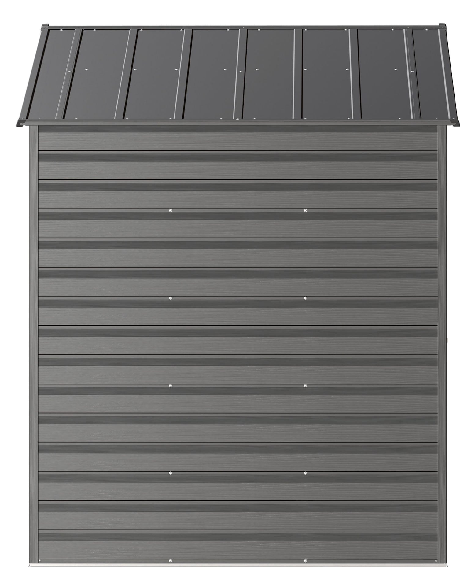 Select Galvanized Steel Storage Shed, Charcoal, 8-ft x 6-ft Q2K5 - product image 7
