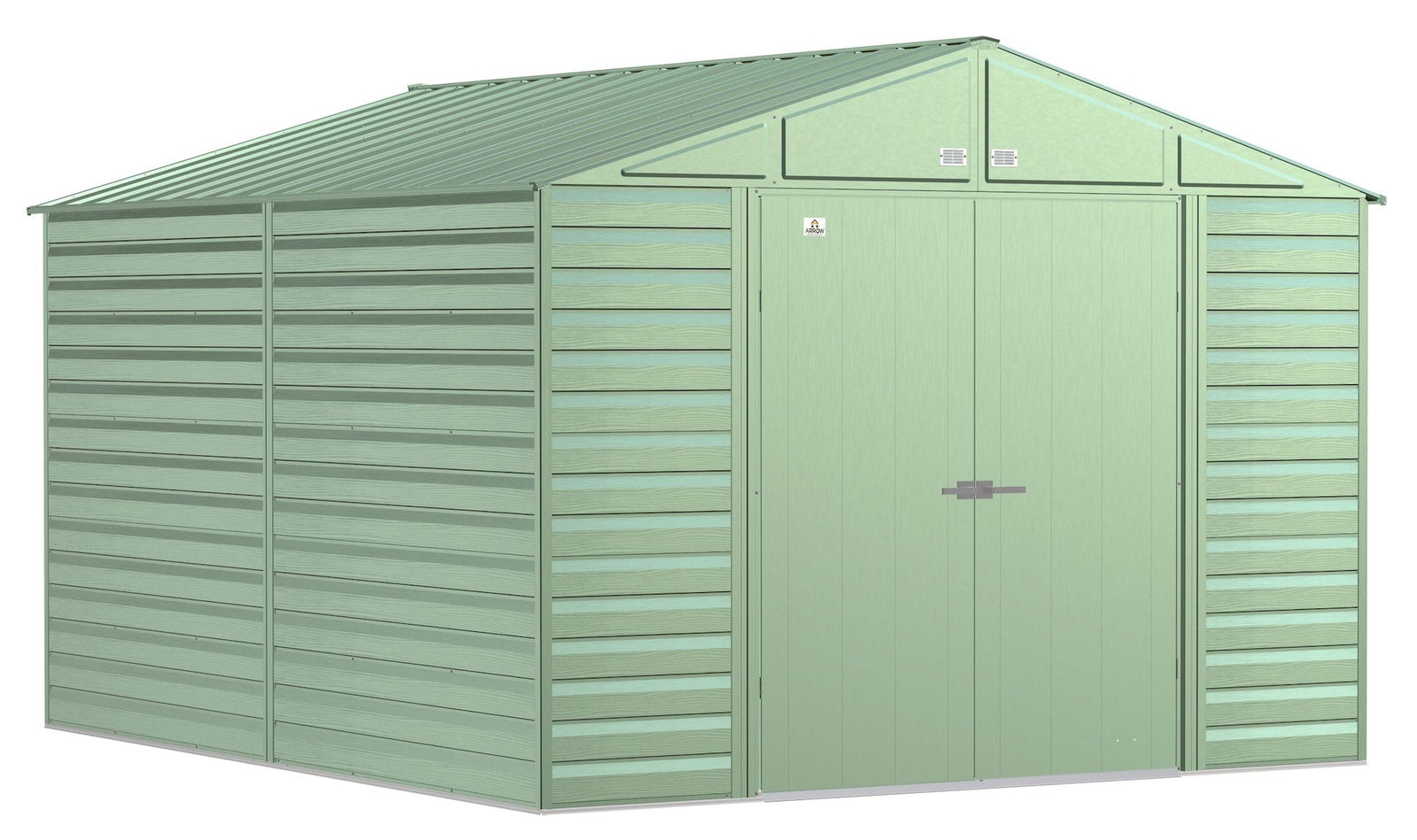 Select Galvanized Steel Storage Shed, Sage Green, 10-ft x 12-ft A6F4 - product image 2