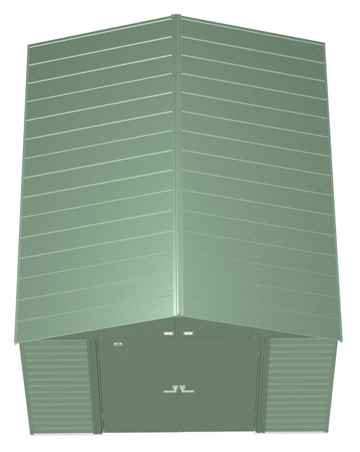 Select Galvanized Steel Storage Shed, Sage Green, 10-ft x 12-ft J5H7 - product image 6