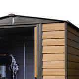 Woodridge 6x5-ft Corrosion-Resistant Steel Storage Shed Z0L2 - product image 4