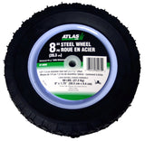 Steel Lawn Mower RePlacement Wheel with Ball Bearings, 8 in x 1.75-in G2L0 - product image 1