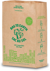 Bag to Earth Small Organic Compostable and Biodegradable Food Waste Bags, 10-pk, 5.5-L J2E5 - product image 2