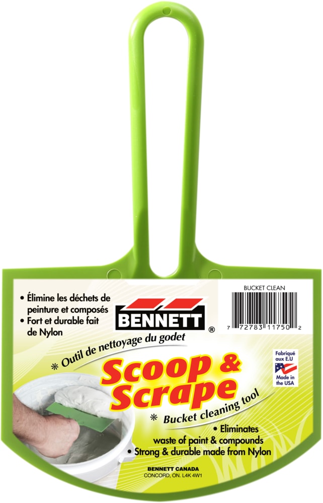 Plastic Paint Bucket Clean Scoop, 6-in Y4A1