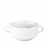 Porcelain Creme Soup Bowl with Handle, White, 355-mL P0K6 - product image 1