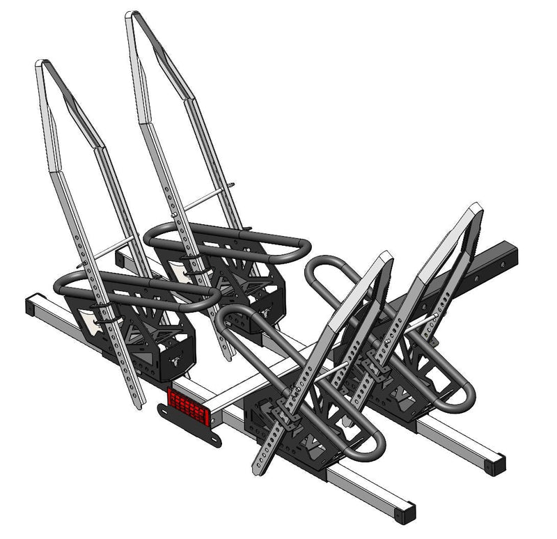 Black Bulldog Hitch Mount Bike Rack Y6F6