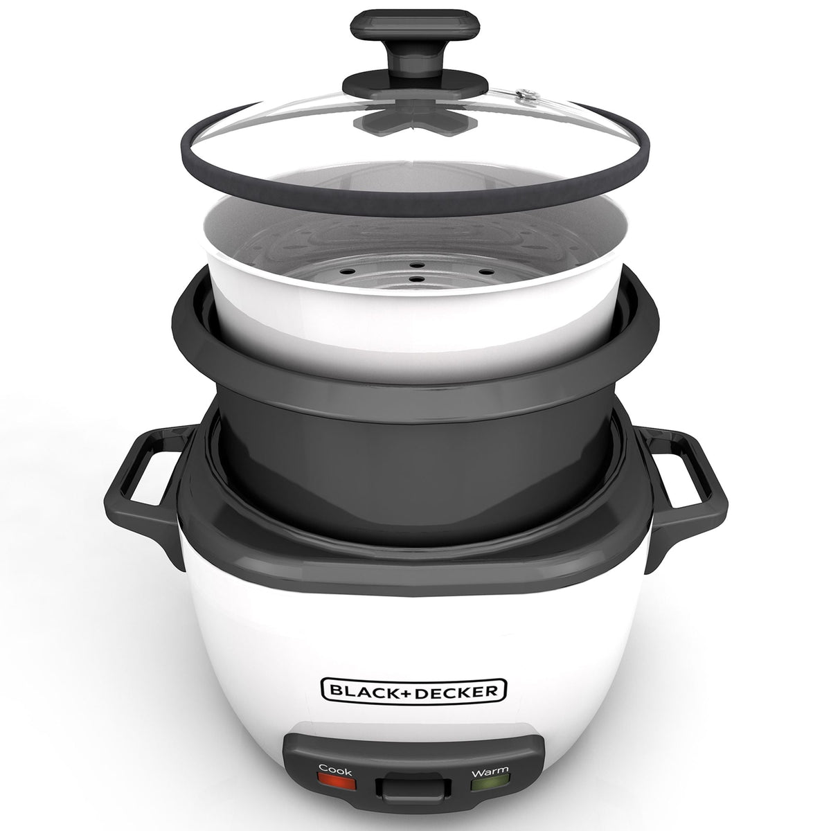 Non-Stick Rice Cooker & Steamer, 28 Cups L6T3 - product image 3