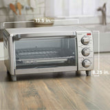 Toaster Oven with Natural Convection, Stainless Steel, 4-Slice L9X4 - product image 5