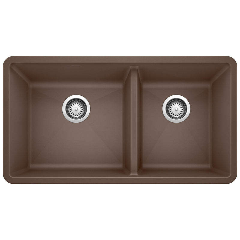 60/40 Double Bowl Undermount Kitchen Sink, Café, 33-in G7V6