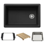 Inteos 30-in SILGRANIT Workstation Kitchen Sink N8L3 - product image 1