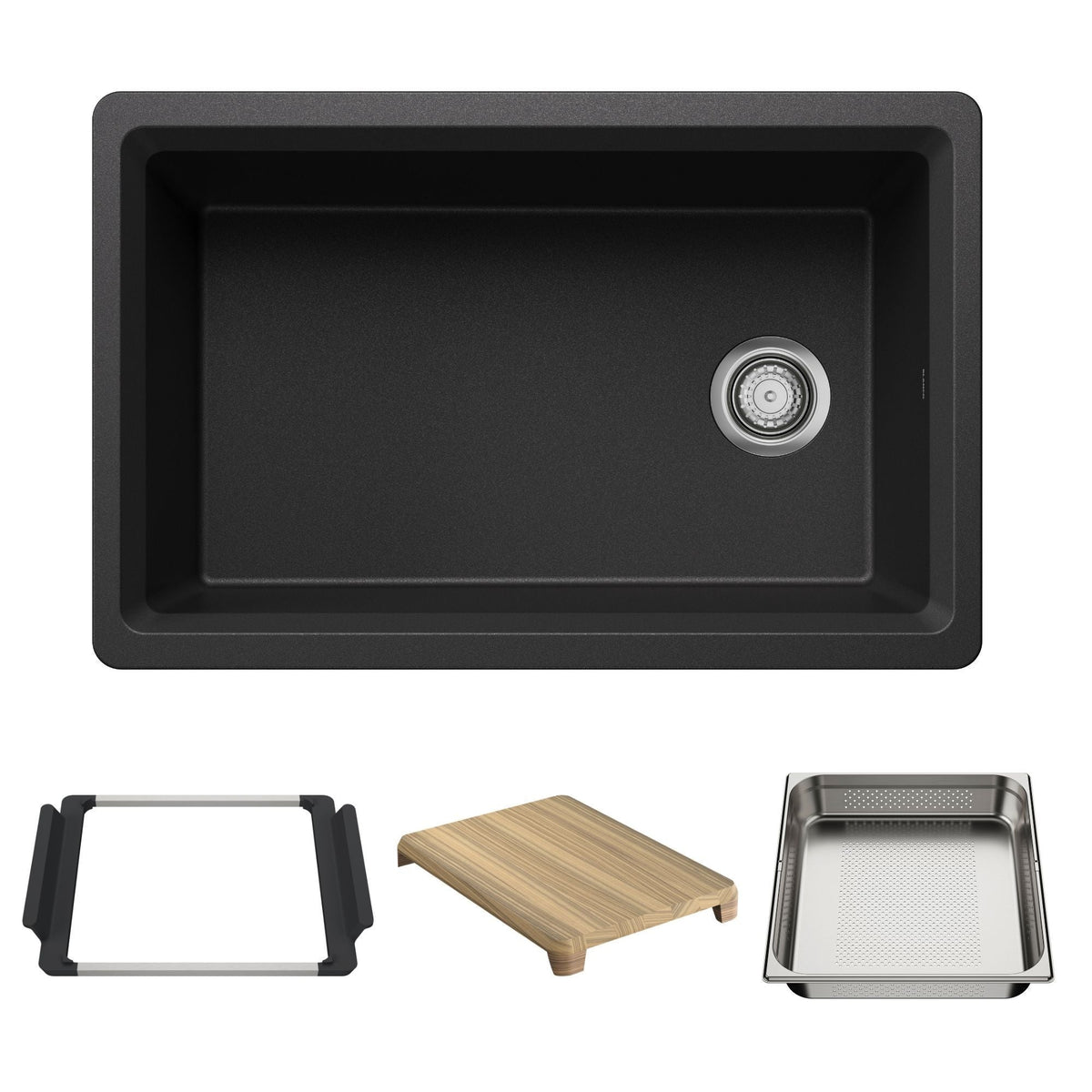 Inteos 30-in SILGRANIT Workstation Kitchen Sink N8L3 - product image 1
