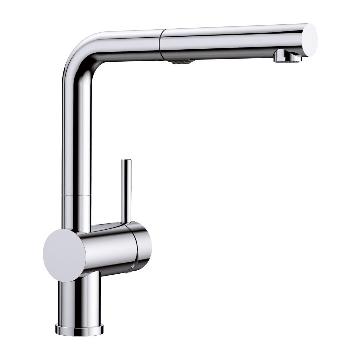 Linus Low Arc Pull-Out Dual-Spray Kitchen Faucet, Chrome L0F4 - product image 1