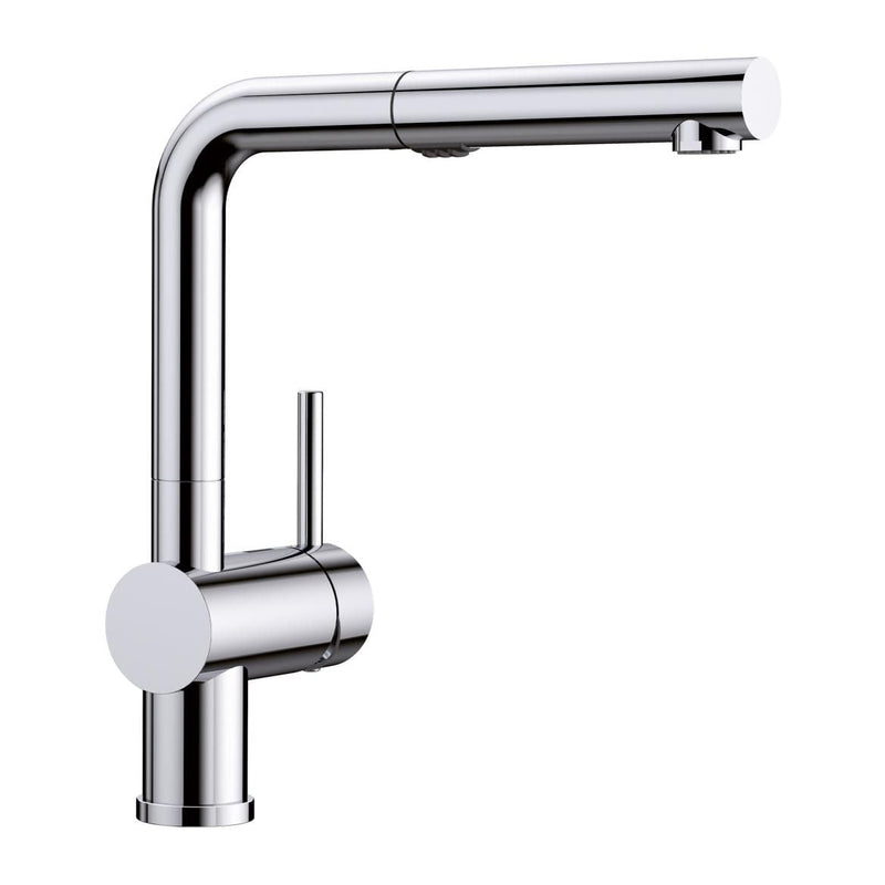 Linus Low Arc Pull-Out Dual-Spray Kitchen Faucet, Chrome L0F4