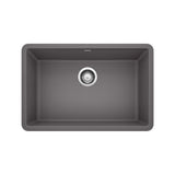 Precis SILGRANIT 27-in Single Bowl Undermount Kitchen Sink, Cinder V8G9 - product image 1