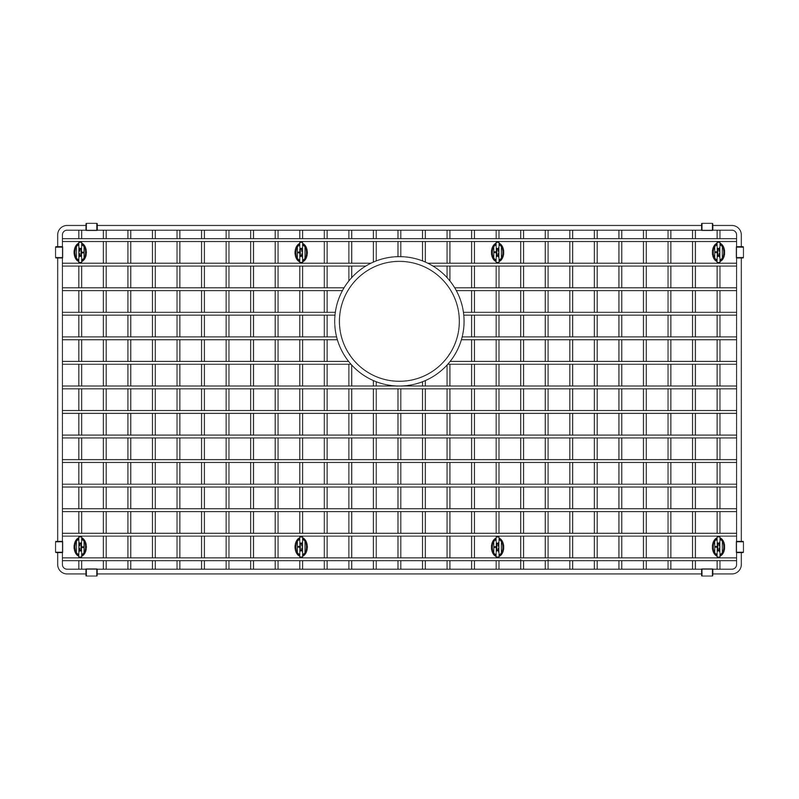 Stainless Steel Sink Grid for 32-in Single Bowl Sinks P0Q6 - product image 1