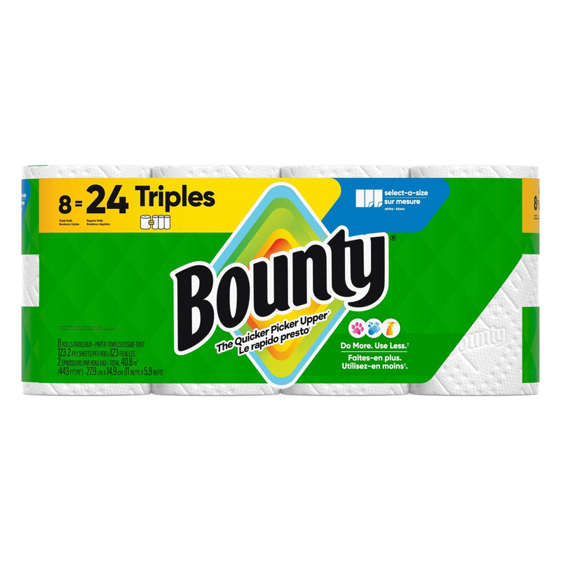 Select-A-Size Triple Roll Paper Towel, 2-ply, 8-pk P8P2