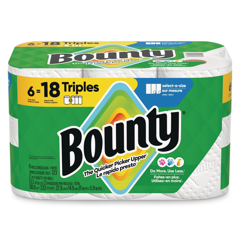 Triple Roll Paper Towel, 2-ply, 6-pk Y6Q5