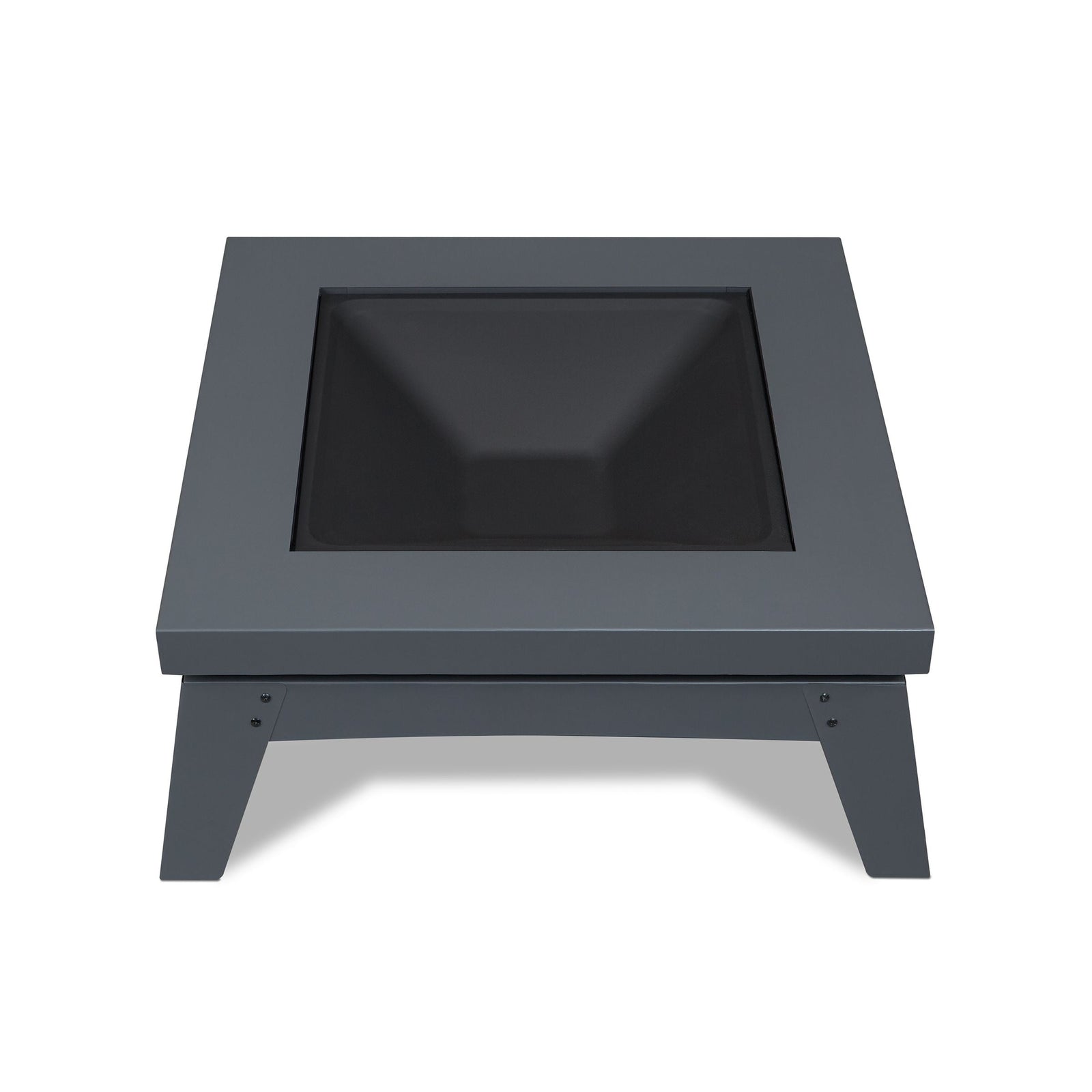 Square Steel Wood Burning Fire Pit in Gray, 37-in O3J1 - product image 3