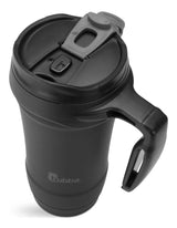 Hero Stainless Steel Insulated Travel Mug with Handle, Rubberized Licorice, 18 oz Y6K4 - product image 5