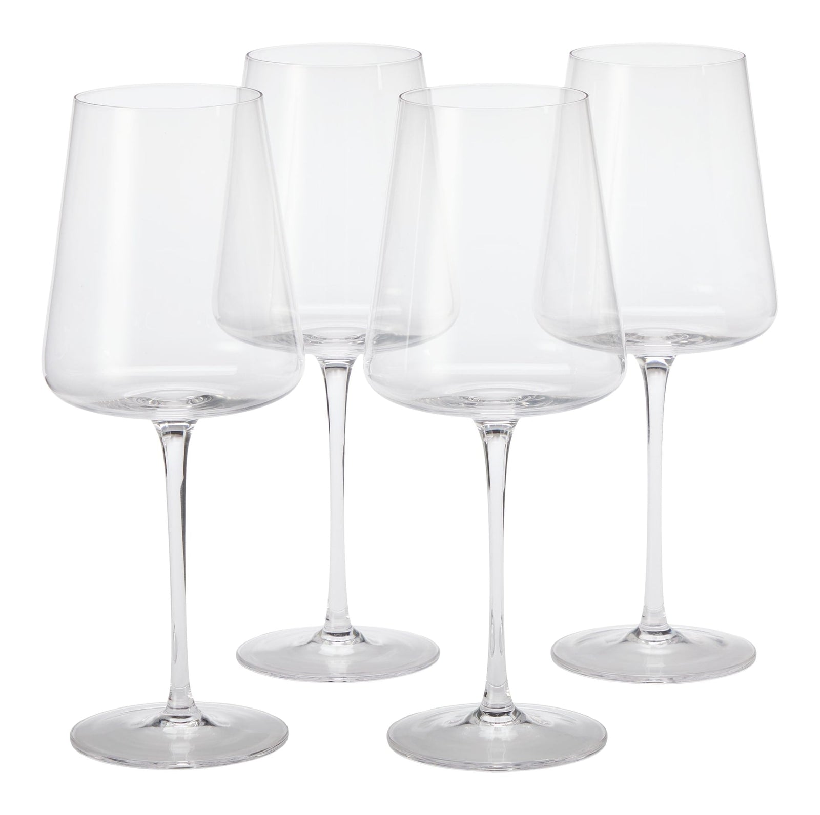 Modern Lead-Free Stemmed Wine Glass Set, 4-pk V1C1 - product image 1
